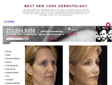 Tablet Screenshot of bestnewyorkdermatology.org